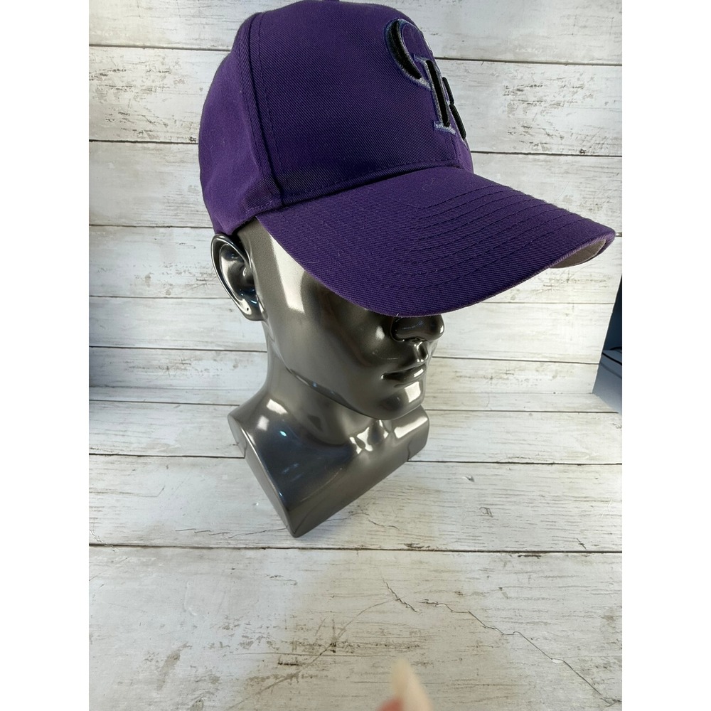 47 Brand Colorado Rockies MLB Purple Snapback Baseball Hat OSFA Adjustable Cap